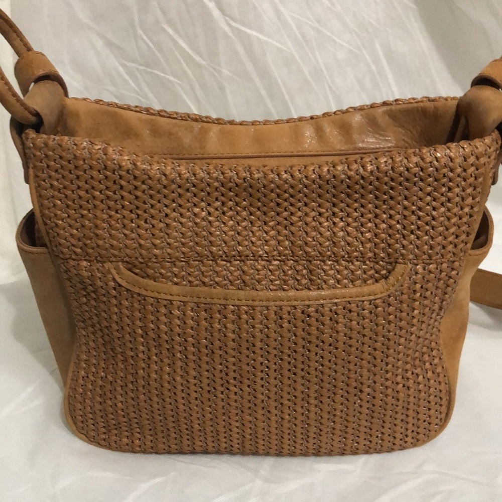 HOBO Woven Leather Crossbody Shoulder Bag - Picture 4 of 10